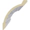 Ekena Millwork 5 3/4"H x 4 3/4"P x 7 1/2"F x 94 1/2"L Federal Crown Moulding MLD05X04X07FE - alternate 3